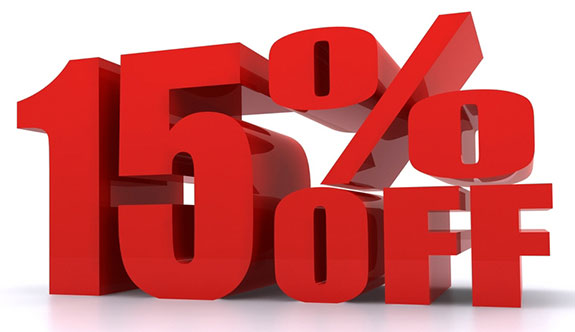 Save 15% NOW on Courses in 2015