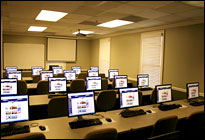Computer training classroom in Atanta, Georgia