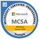 Microsoft MCSA 2016 Certification
